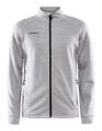 Craft Trainingsjacke ADV Unify (funktionelles Recyclingpolyester) hellgrau Herren